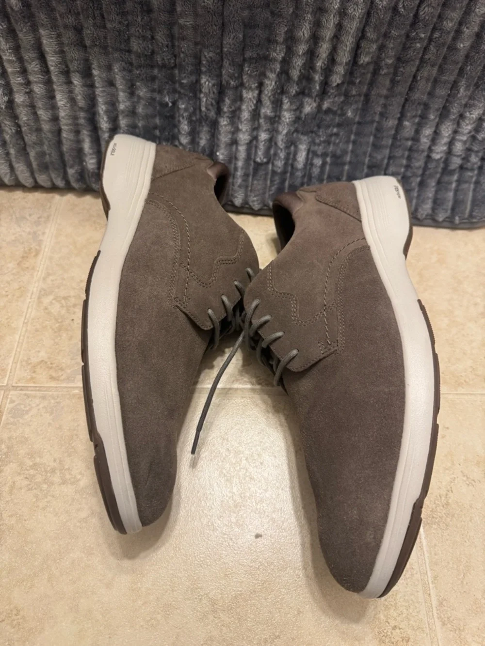 Rockport Men's Suede Chukka Boots - Brown Gray